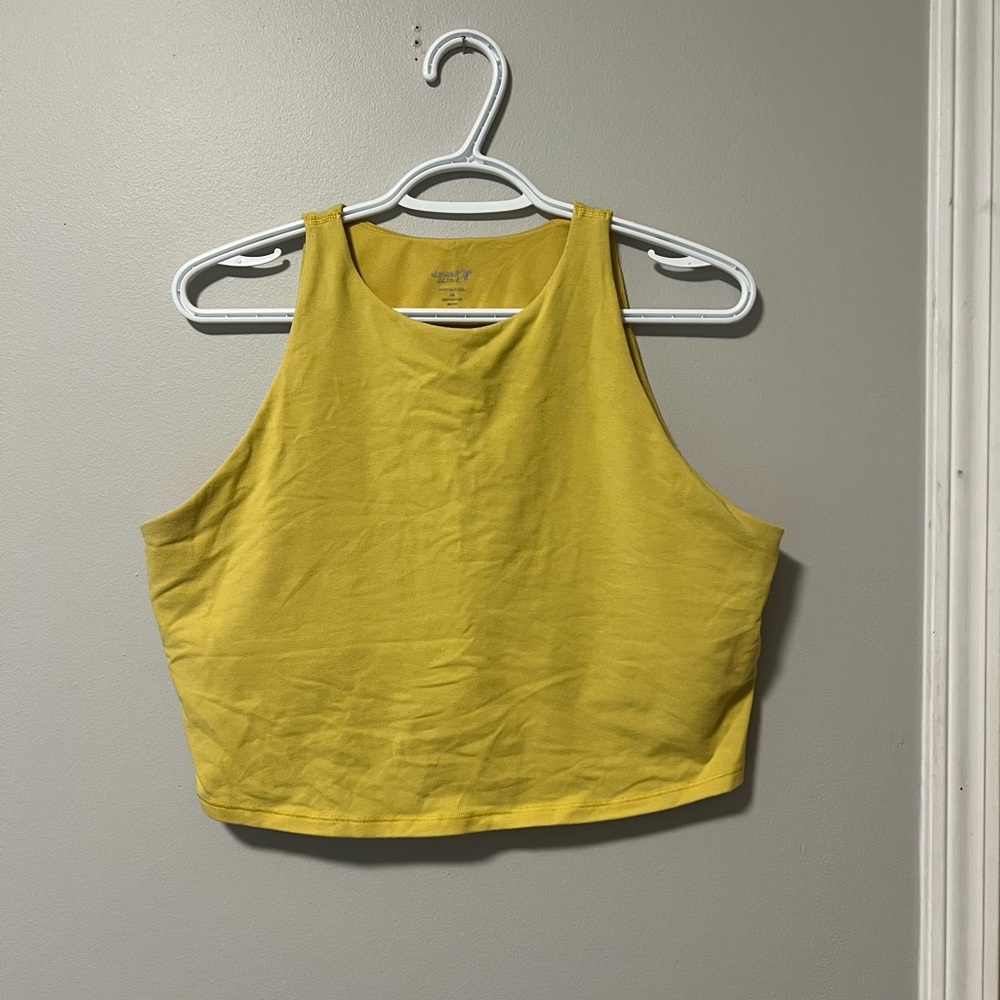 Old Navy Yellow Crop Top